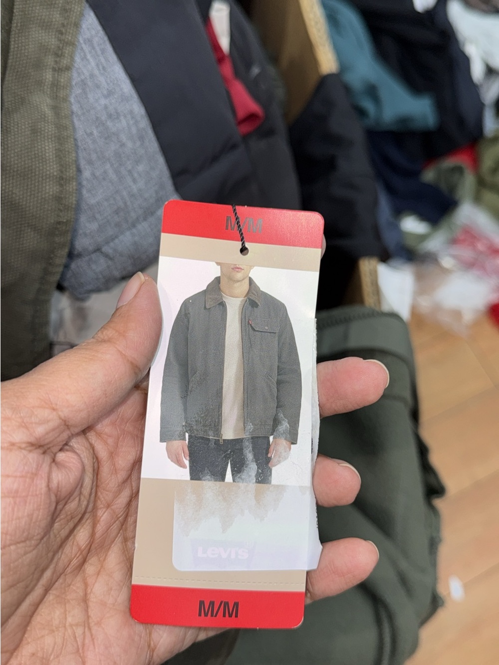 Levi's Men's Gray Jacket - Classic Workwear Style